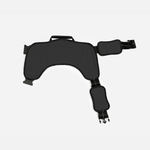Heavy Duty Dog Harness – Black | Adjustable, Durable & Reflective