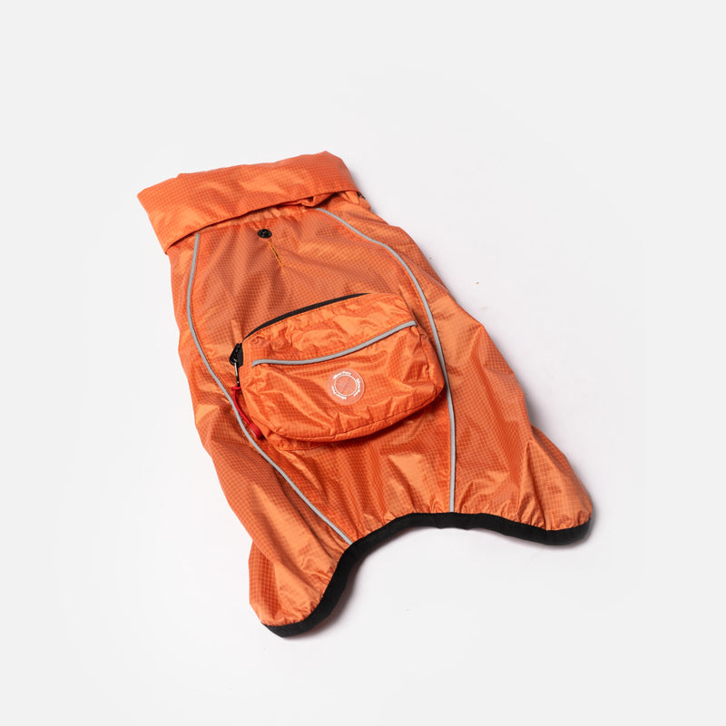 Imperméable pliable en EVA – Écologique, imperméable et ajustable | Veste de pluie élégante pour chien avec passepoils réfléchissants