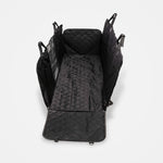 Backseat Car Hammock Dog Cover - Silver Paw
