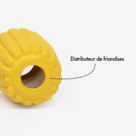 Corn Dog Toy - Silver Paw