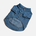 Dusten Denim Dog Jacket - Silver Paw