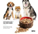 Farmhouse Wood Dog Bowl – BPA-Free, Non-Slip & Stylish Pet Dish (32oz)
