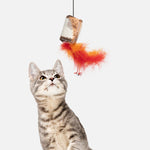 Marshmallow Dangler Cat Toy - Silver Paw
