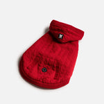 Maxwell Dog Sweater - Red - Silver Paw