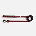 đđ¶ Laisse pour chien en popeline Ă carreaux rouges â ĂlĂ©gante, durable et sĂ©curisĂ©e