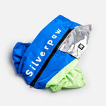 Survêtement pour chien Ricki – Combinaison imperméable bleue avec accès au harnais et fermeture éclair