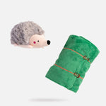Sleeping Porcupine Dog Toy – Plush 2-in-1 Squeaker & Crinkle Playtime Fun!