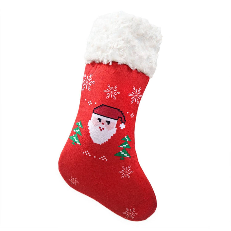 Pet Xmas Stocking With Embroidered Text