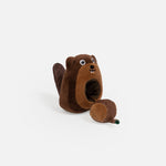 2-In-1 Beaver And Log Trunk Cat Toy - Silver Paw