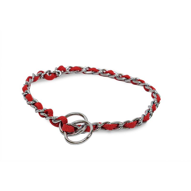Nylon in Chain Dog Collar
