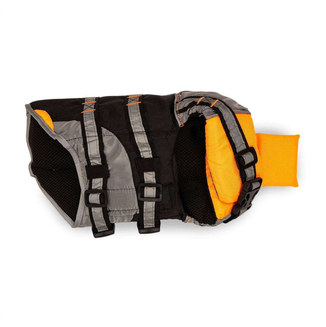 Dog Life Jacket With Sun Alert Patch - Orange