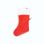 Pet Xmas Stocking With Embroidered Text