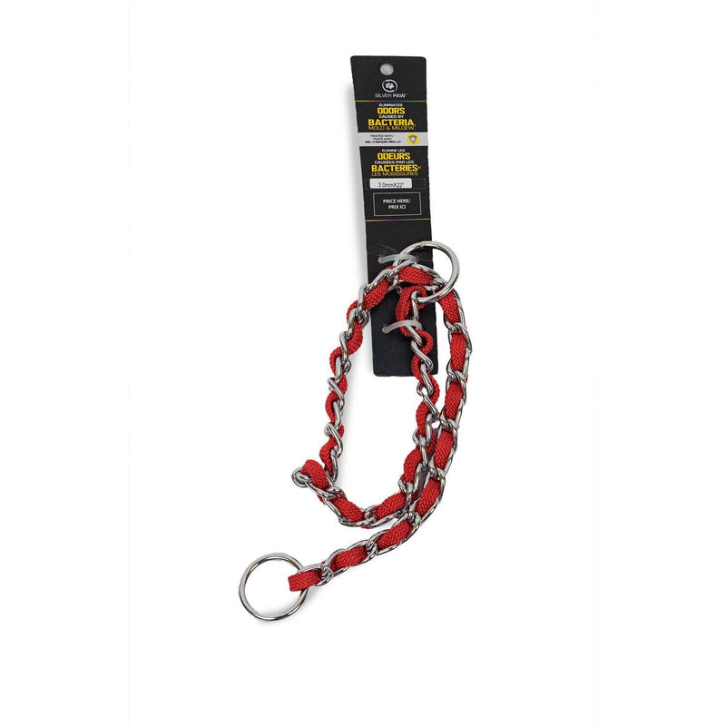 Nylon in Chain Dog Collar