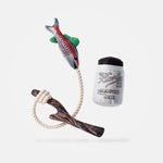 Durable Fish & Mason Jar Dog Toys – 2 Pack for Aggressive Chewers