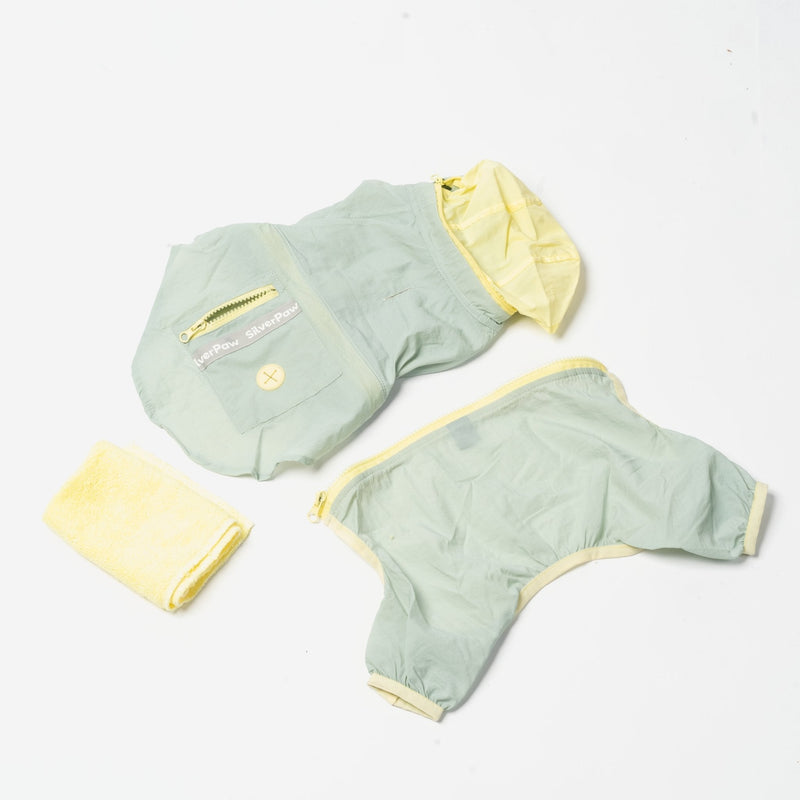 Bobbi - 2 Piece Splash Suit - Silver Paw