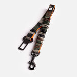 Car Dog Seat Belt Buckle - Camo - Silver Paw
