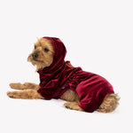 Coco Velour Pjs - Wine - Silver Paw