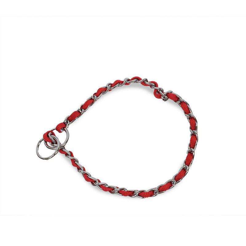 Nylon in Chain Dog Collar