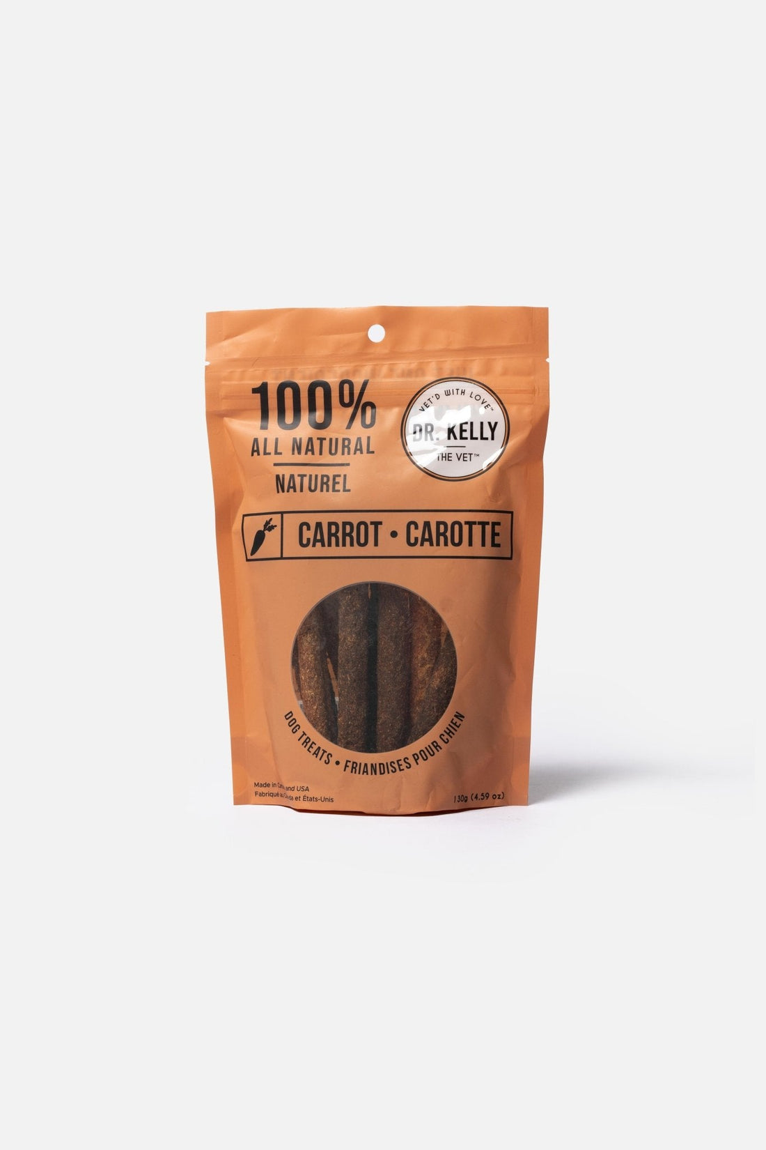 Dr. Kelly The Vet 100% Natural Dog Treats - Carrot - Silver Paw