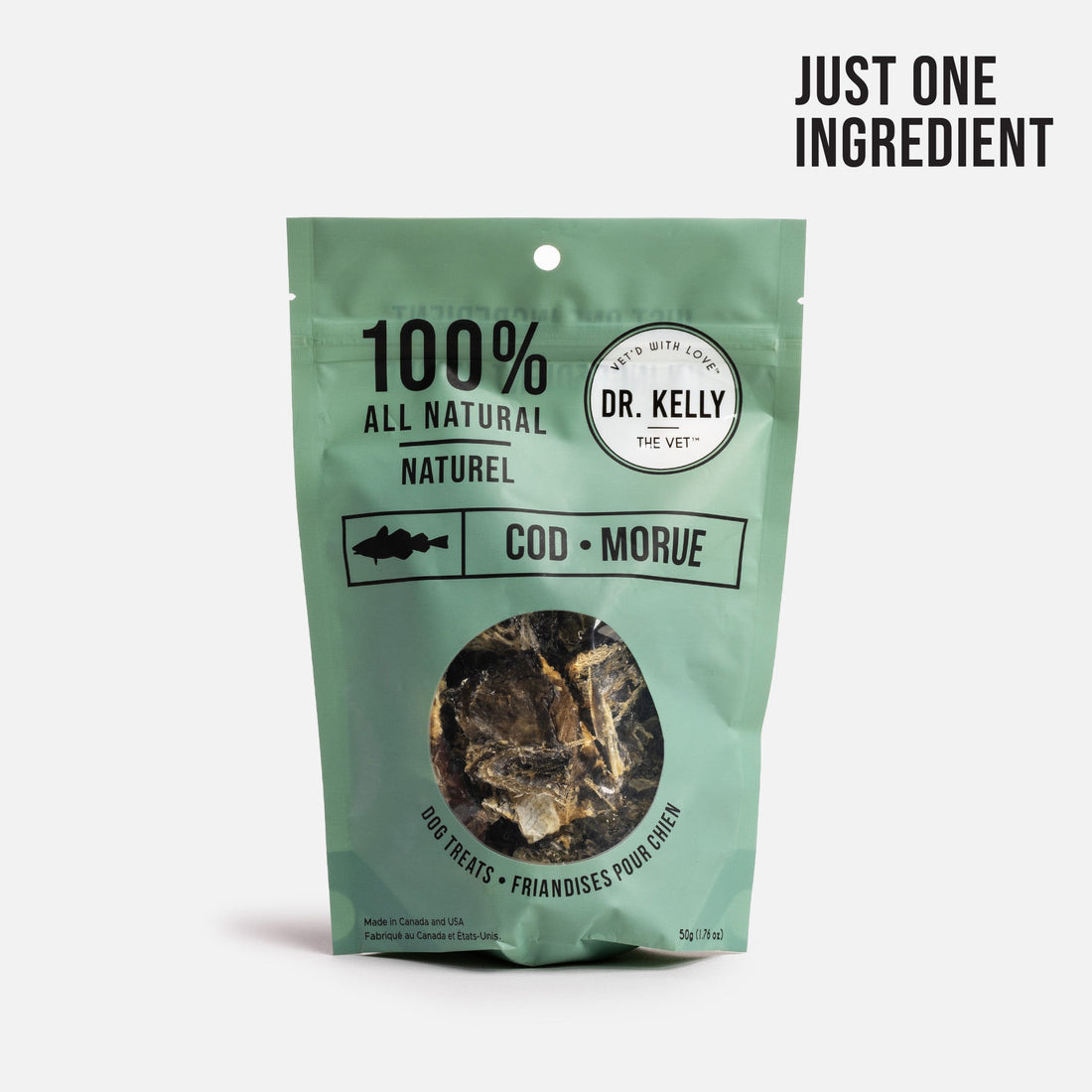 Dr. Kelly The Vet 100% Natural Dog Treats - Cod - Silver Paw