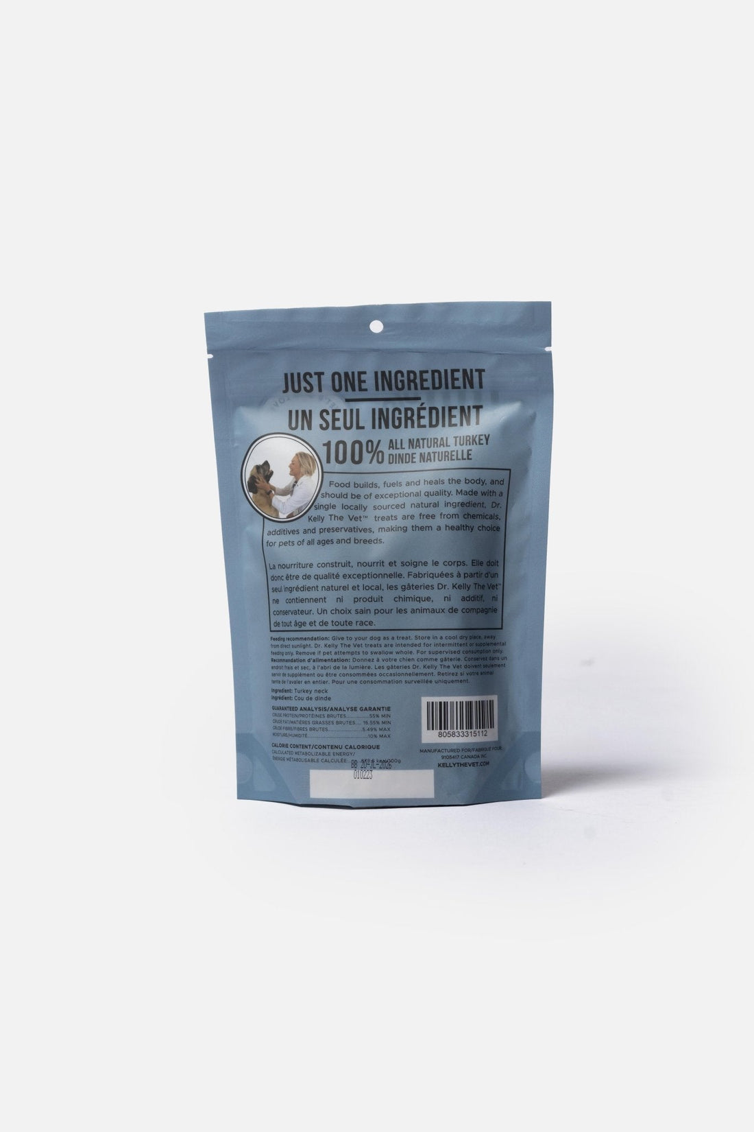 Dr. Kelly The Vet 100% Natural Dog Treats - Turkey - Silver Paw
