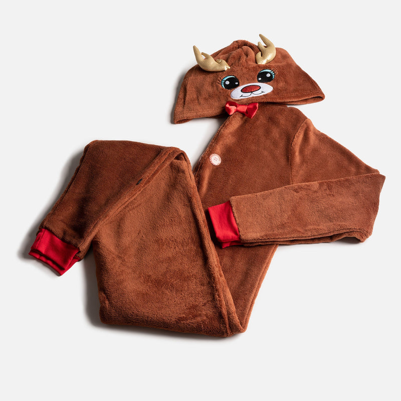 Matching Human & Dog Onesie - Reindeer - Silver Paw