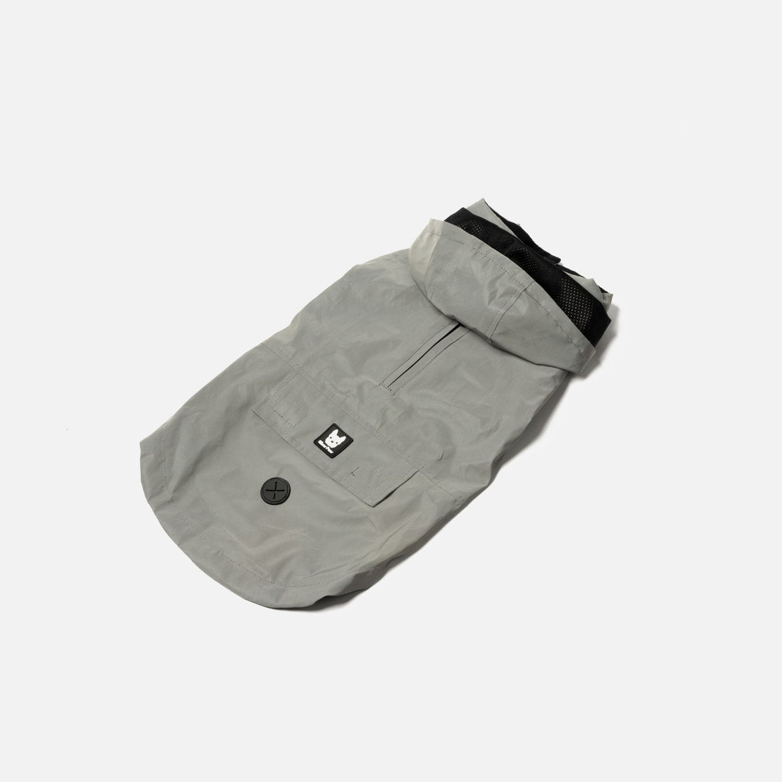 Max - Reflective Raincoat - Silver Paw