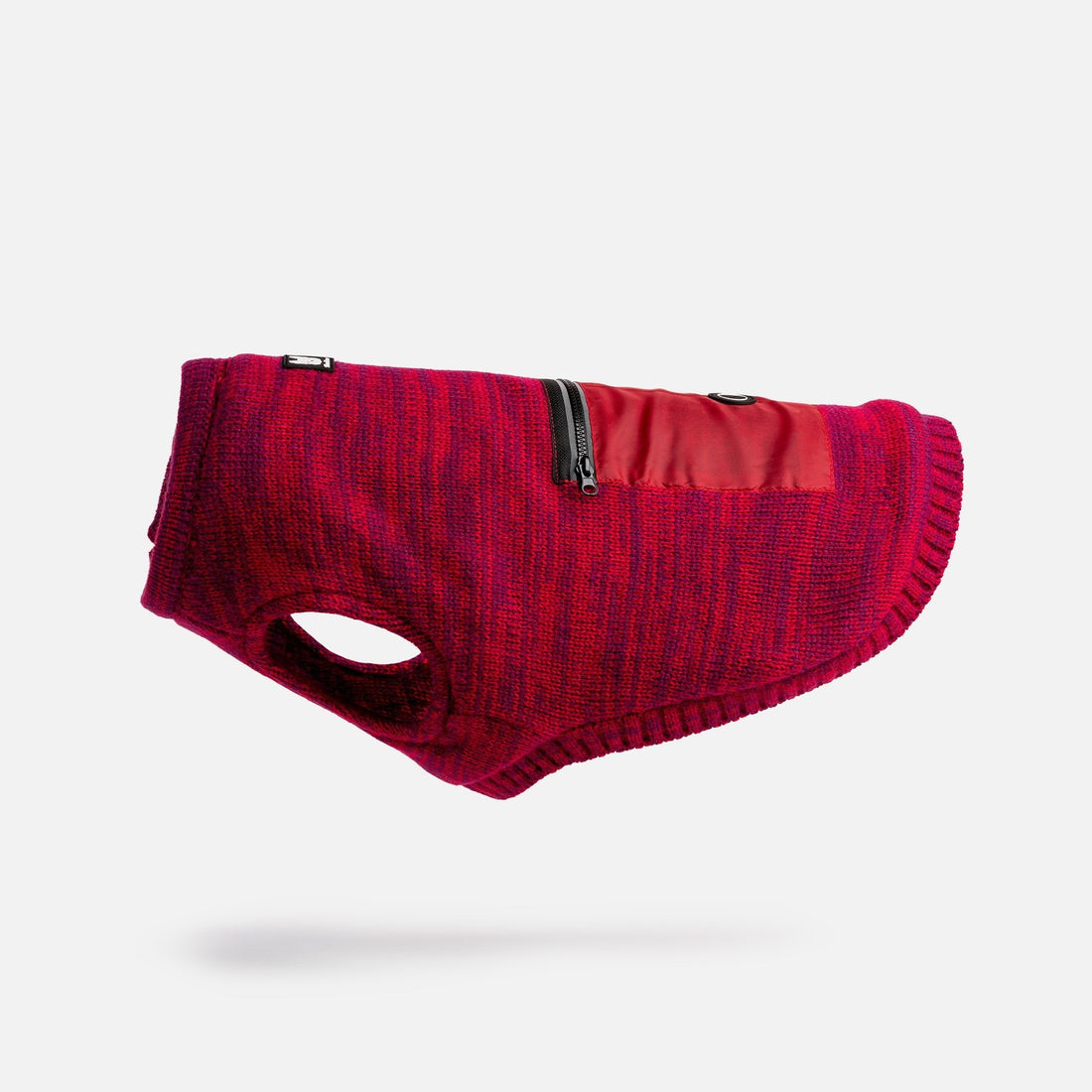 Mia Dog Sweater - Red - Silver Paw