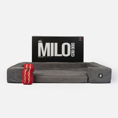 Milo Dog Bed Large - Silver Paw