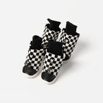 Morgan Adjustable Dog Boots - Plaid - Silver Paw