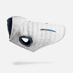 ❄️ Noah Dog Jacket – Quilted Water-Resistant Winter Coat with Harness Access (White)