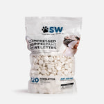 Lingettes compressées pour chiens à emporter – Hypoallergéniques, sans parfum et réutilisables (paquet de 720)