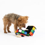 Jouet pour chien Robix Cube – Peluche couinante avec corde à tirer pour un jeu interactif