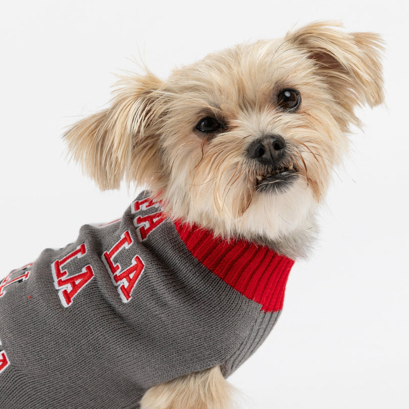 Pull de Noël moche pour chien – Pull en tricot festif Fa La La Llama