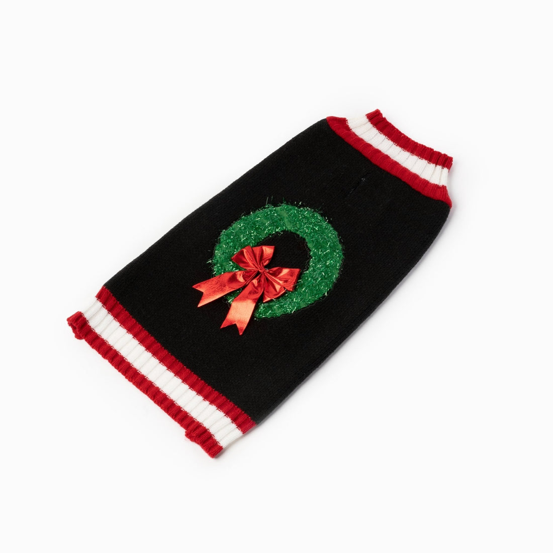 Pull pour chien avec couronne – Tricot festif avec nœud et coupe confortable 